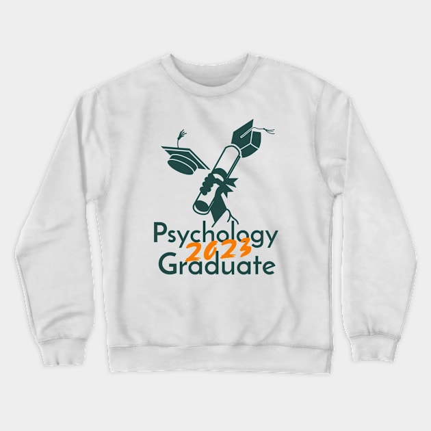 Psychology Graduate 2023 Crewneck Sweatshirt by PixelThreadShop